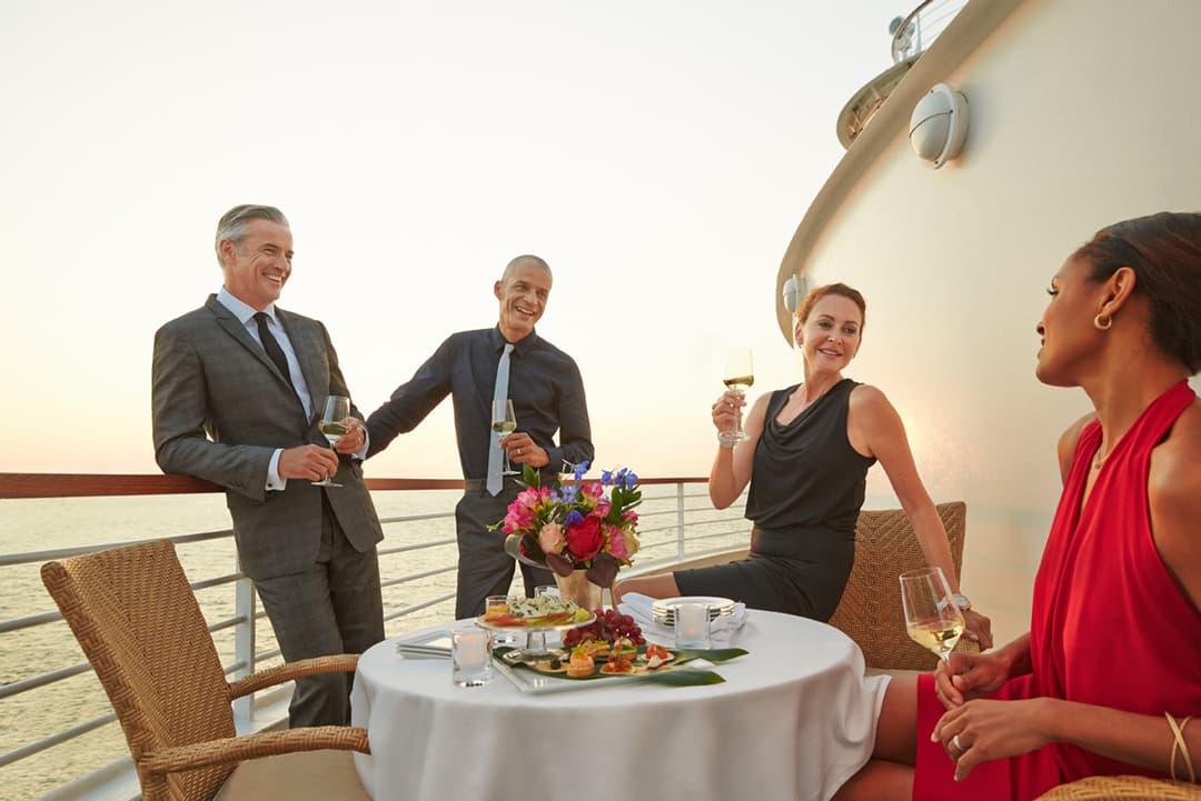 Seabourn Ovation Interior In Suite Dining