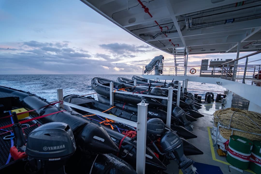 Aurora Expeditions Greg Mortimer Zodiacs