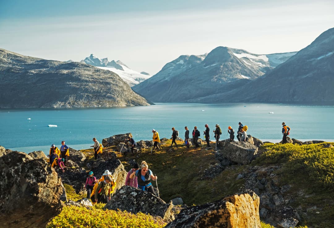 Quark Expeditions Hiking Lindenow Fjord East Greenland Acaciajohnson 1