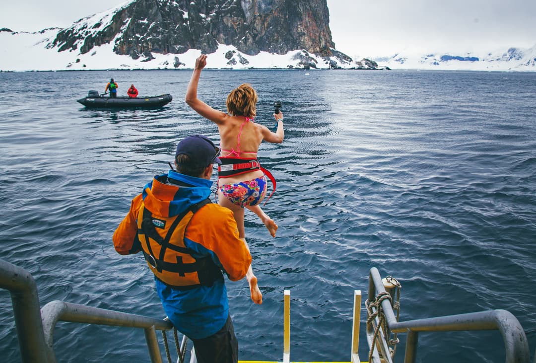 Quark Expeditions Polar Plunge Antarctica David Merron 2