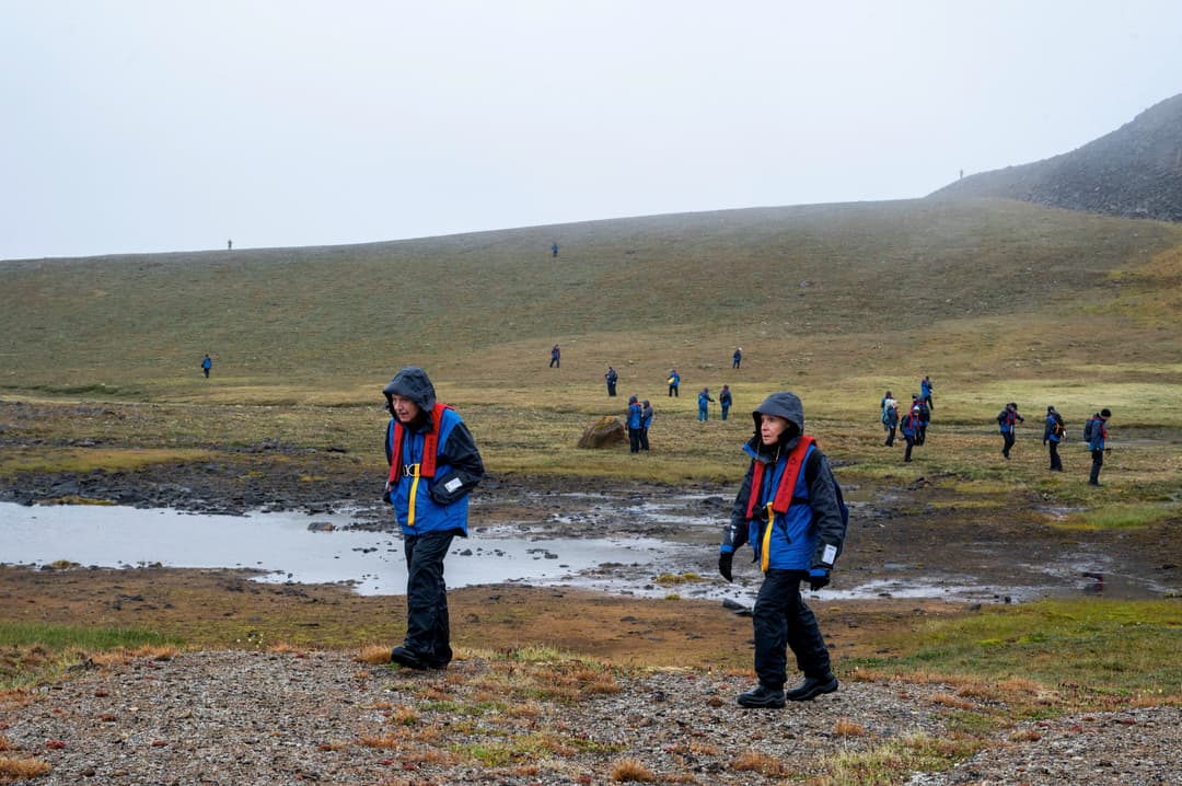 Ae Expeditions Hiking At Dundas Harbour, Canada, Renato Graniere