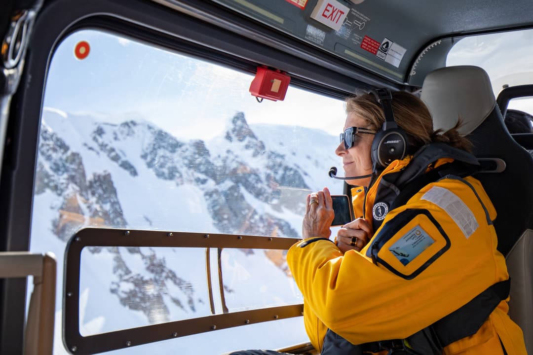 Quark Expedtions, Helicopter Interior 2 ©Michelle Sole.Jpg