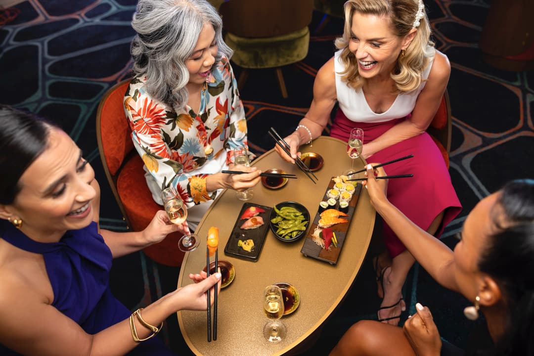 Seabourn Venture Sushi At The Club Lifestyle ©Scott Martin