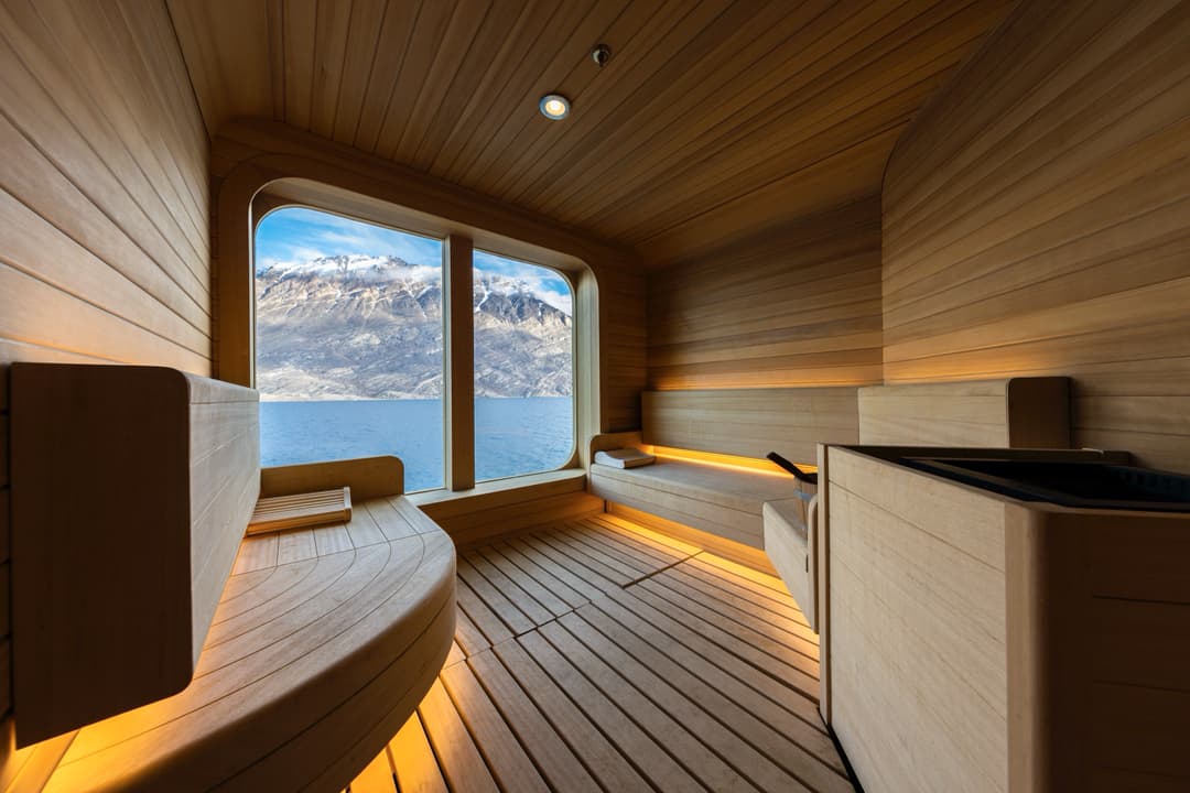 Seabourn Venture Sauna ©Scott Martin