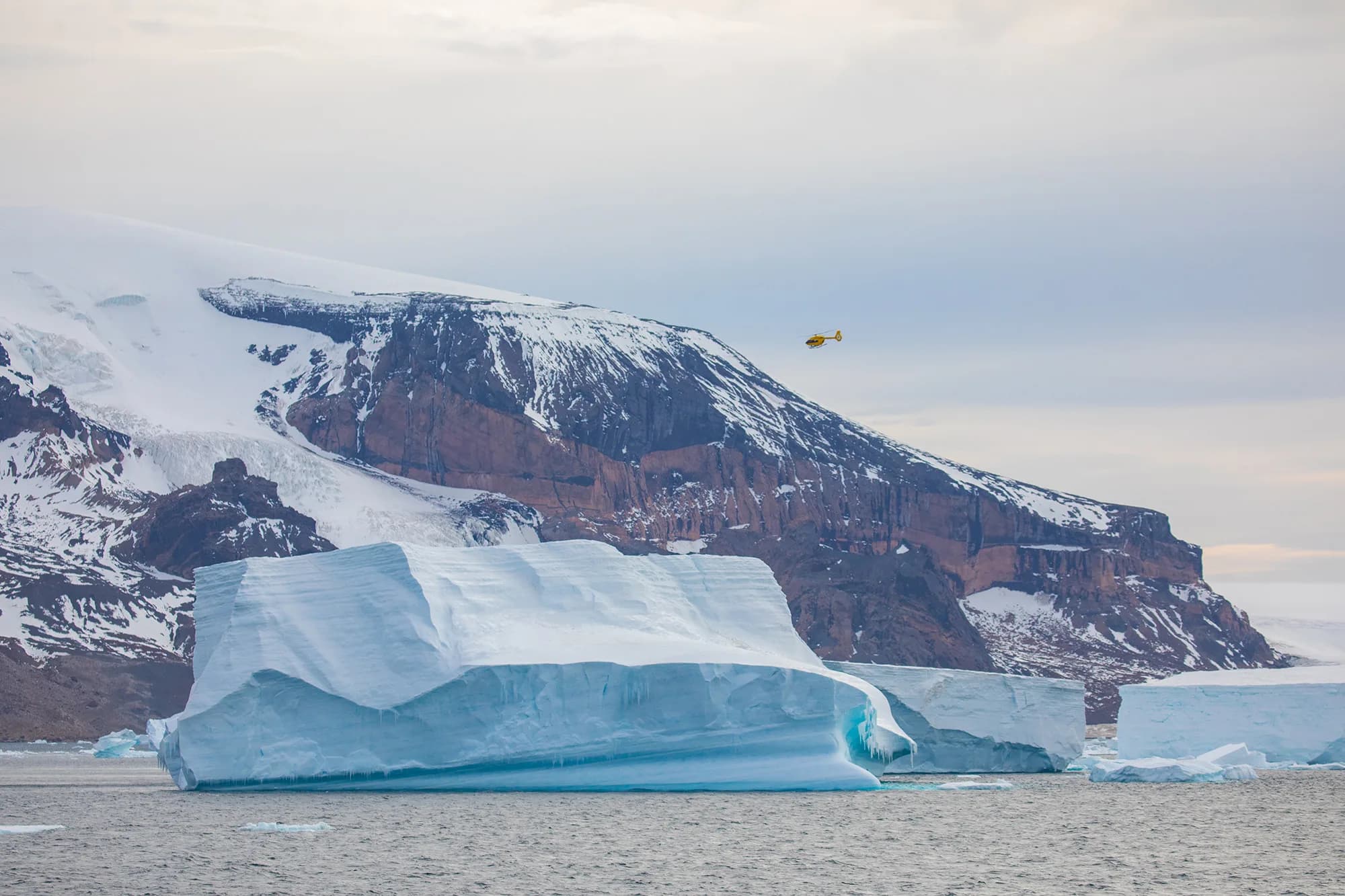Antarctica by Helicopter: Crossing the Circle and the Peninsula